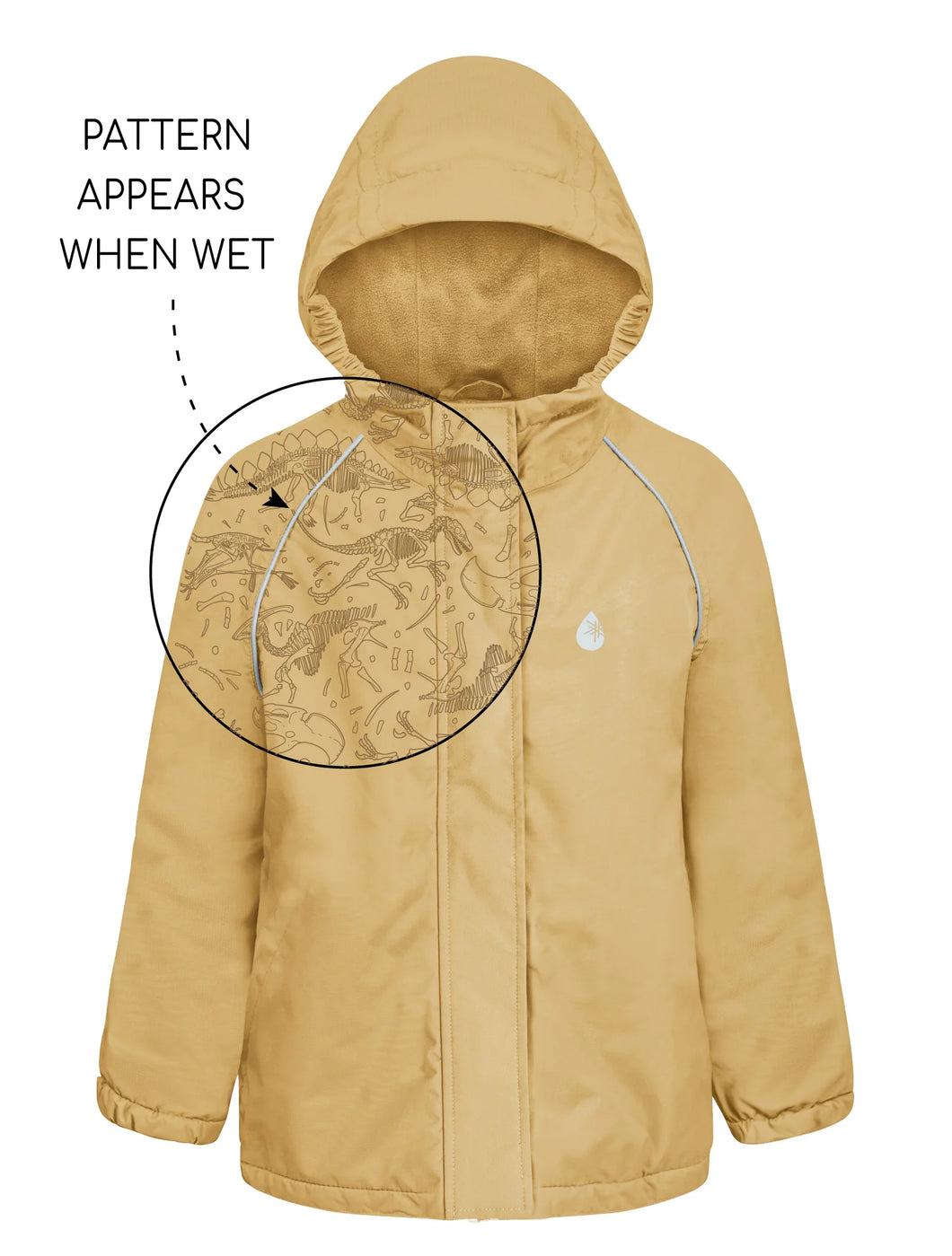 Splash Magic Storm Jacket | Sand/Dino Bones