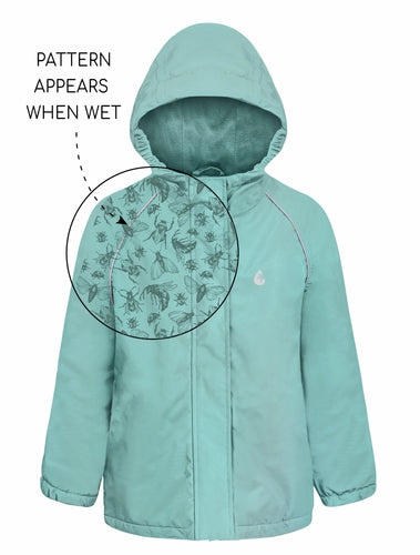 Splash Magic Storm Jacket | Seafoam/Insect