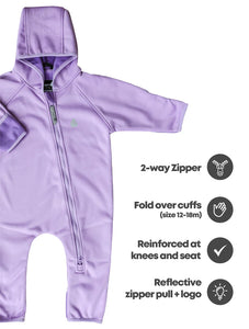 All-Weather Fleece Onesie | Periwinkle