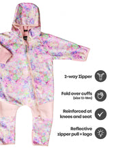 Load image into Gallery viewer, All-Weather Fleece Onesie | Pretty Petals