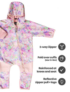 All-Weather Fleece Onesie | Pretty Petals