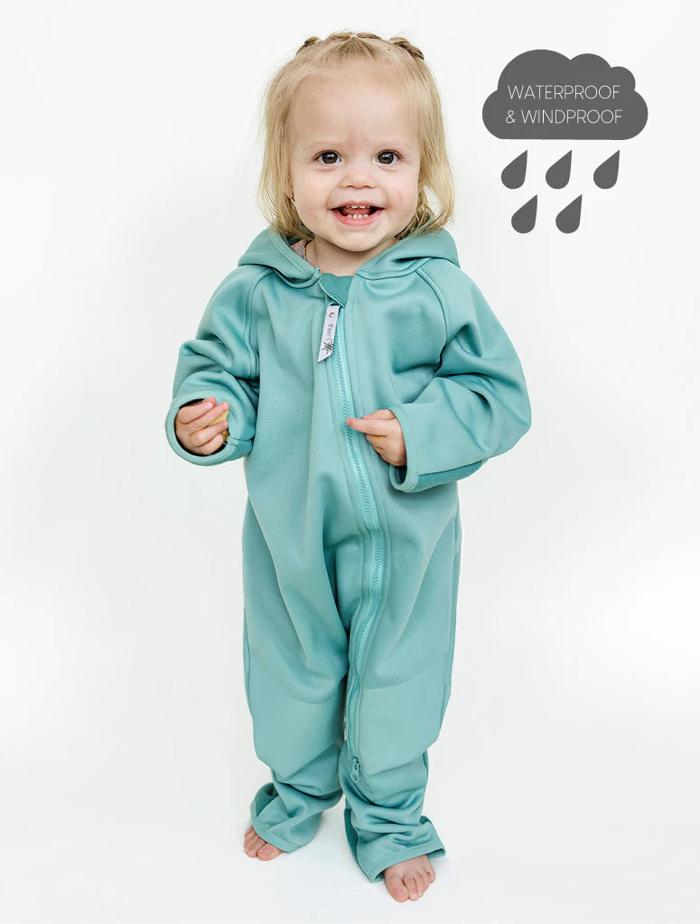 All-Weather Fleece Onesie | Seafoam