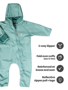 All-Weather Fleece Onesie | Seafoam