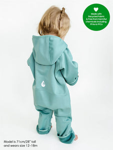 All-Weather Fleece Onesie | Seafoam