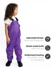 Load image into Gallery viewer, All Weather Fleece Overalls | Violet