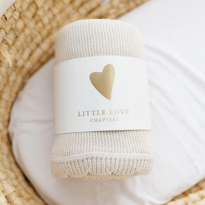 Sweet Baby Classic Knit Blanket Oatmeal