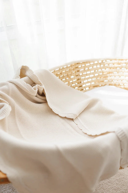 Sweet Baby Classic Knit Blanket Oatmeal