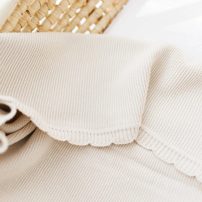 Sweet Baby Classic Knit Blanket Oatmeal