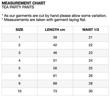 Load image into Gallery viewer, Tea Party Pants