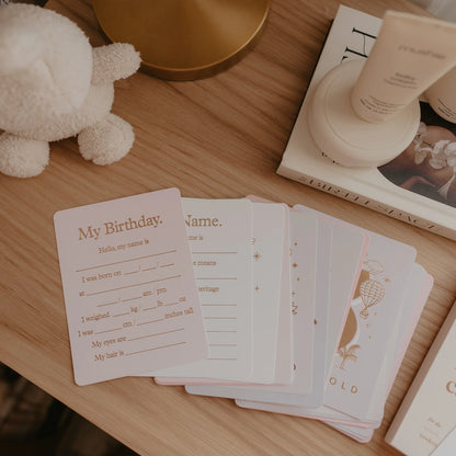 Baby Milestone Cards | Cream
