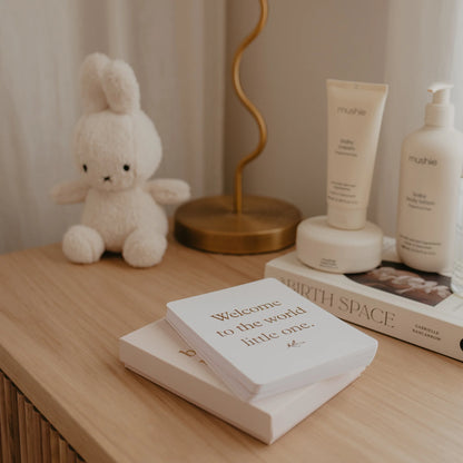 Baby Milestone Cards | Cream