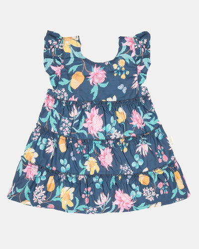 Baby Dress Matilda | Waratah Midnight