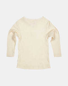 Dreamtime Organic Long Sleeve Logo Tee | Feather