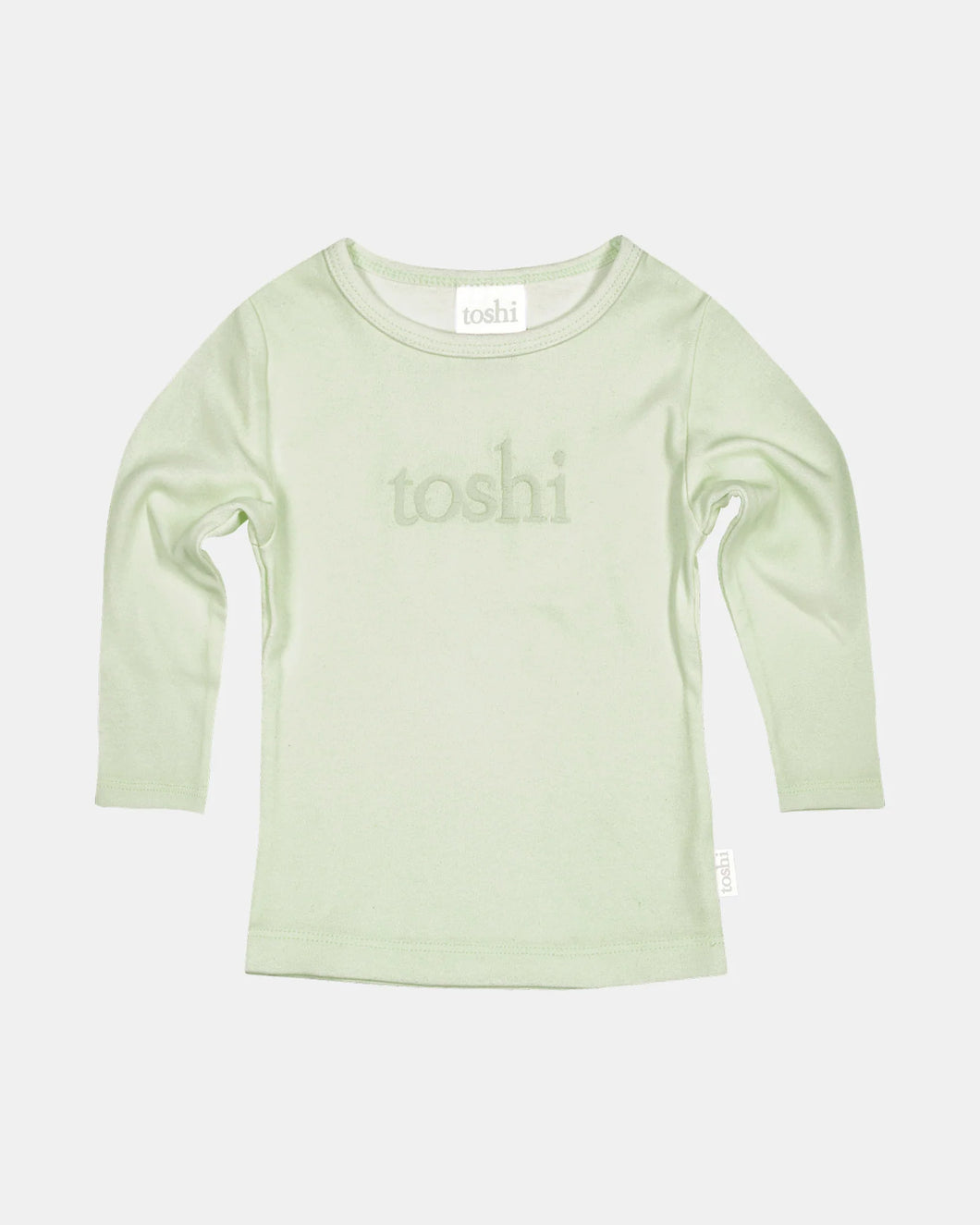 Dreamtime Organic Long Sleeve Logo Tee | Mist