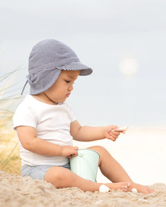 Flap Cap Baby | Periwinkle