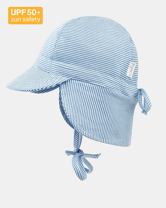 Flap Cap Baby | Sky