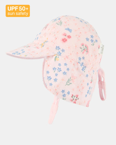 Flap Cap Baby Down Under | Acacia Blossom