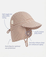 Load image into Gallery viewer, Flap Cap Mini Mocha