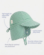 Load image into Gallery viewer, Flap Cap Mini Pistachio