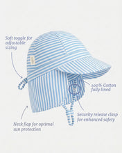 Load image into Gallery viewer, Flap Cap Mini Sea