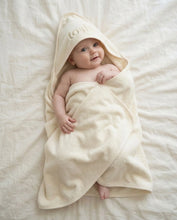 Load image into Gallery viewer, Hooded Baby Bath Towel Yummy | Cream