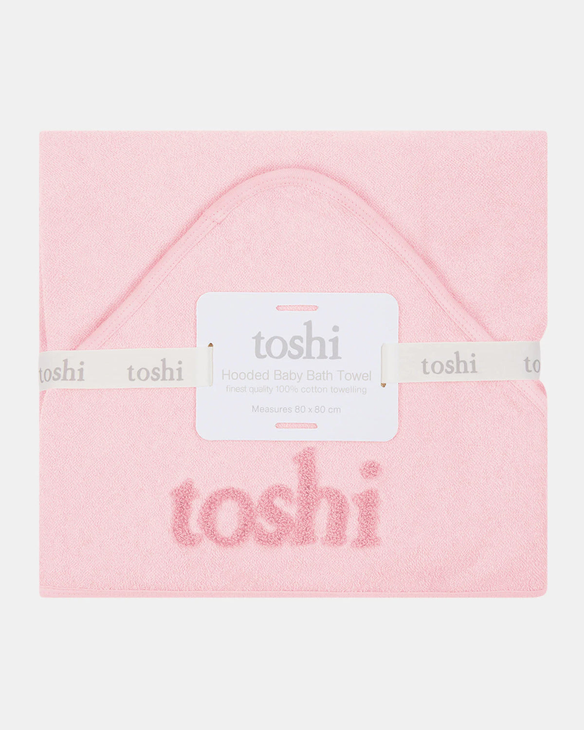Hooded Baby Bath Towel Yummy | Misty Rose