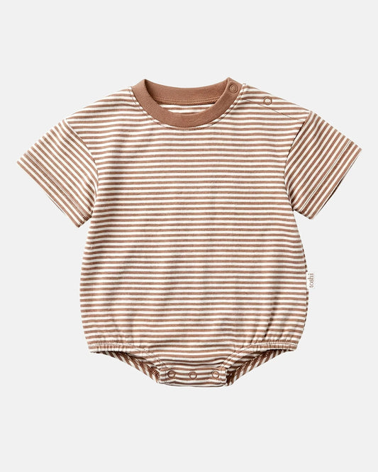 Onesie S/S Bubble Mini Mocha