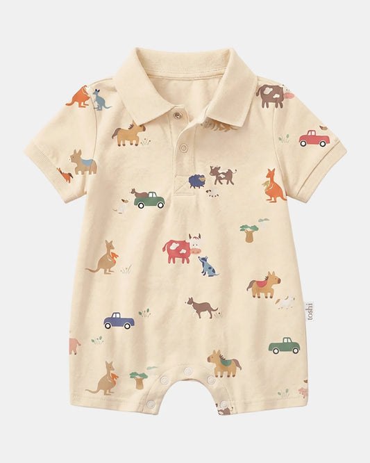 Onesie S/S Polo Arcadia Station Hands