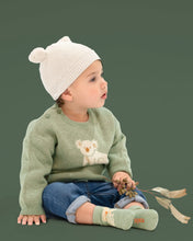 Load image into Gallery viewer, Organic Beanie Snowy | Cream