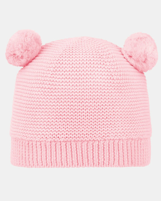 Organic Beanie Snowy | Misty Rose