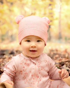Organic Beanie Snowy Pearl