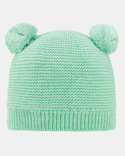 Organic Beanie Snowy Sweet Pea