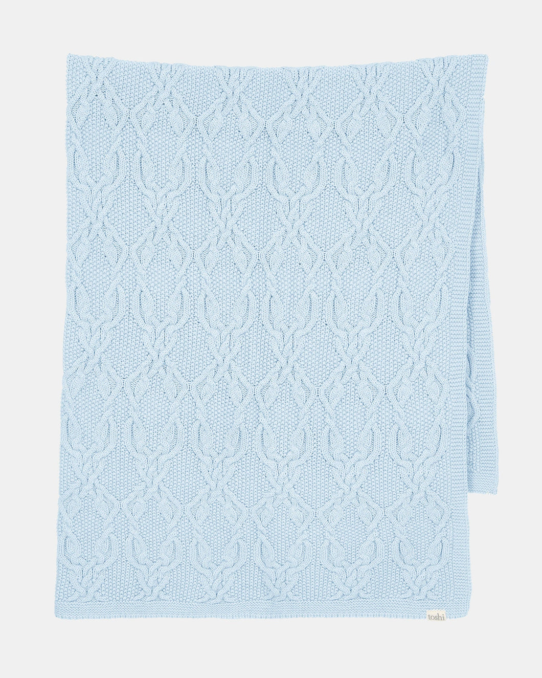 Organic Bowie Blanket | Bluebird