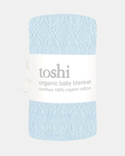 Load image into Gallery viewer, Organic Bowie Blanket | Bluebird