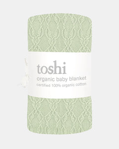 Organic Bowie Blanket | Matcha
