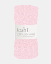 Load image into Gallery viewer, Organic Bowie Blanket | Misty Rose