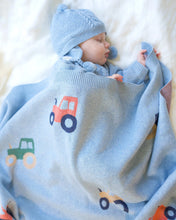 Load image into Gallery viewer, Organic Blanket Mystical Tiny Tractors