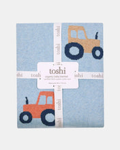 Load image into Gallery viewer, Organic Blanket Mystical Tiny Tractors