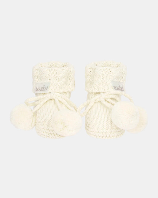 Organic Booties Yummy | Cream