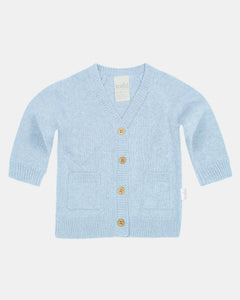 Organic Remy Cardigan | Bluebird