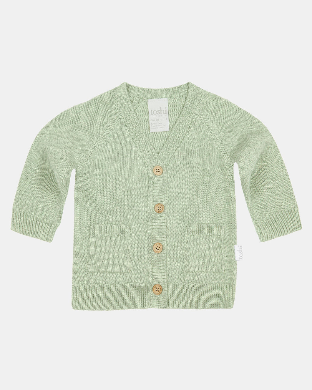 Organic Remy Cardigan | Matcha