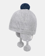 Load image into Gallery viewer, Organic Earmuff Bobby Beanie | Fog