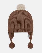 Load image into Gallery viewer, Organic Earmuff Bobby Beanie | Peppercorn