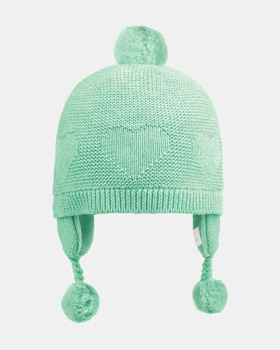 Organic Earmuff Heart Sweet Pea
