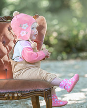 Load image into Gallery viewer, Organic Earmuff Beanie | Rosie Posie
