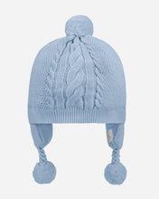 Load image into Gallery viewer, Organic Earmuff Yummy Beanie | Bluebell