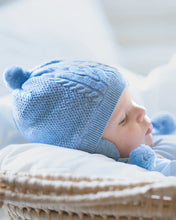 Load image into Gallery viewer, Organic Earmuff Yummy Beanie | Bluebell