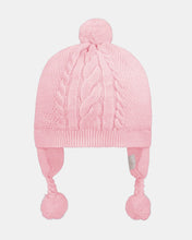 Load image into Gallery viewer, Organic Earmuff Yummy Beanie | Misty Rose