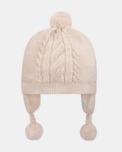 Load image into Gallery viewer, Organic Earmuff Yummy Beanie | Oatmeal