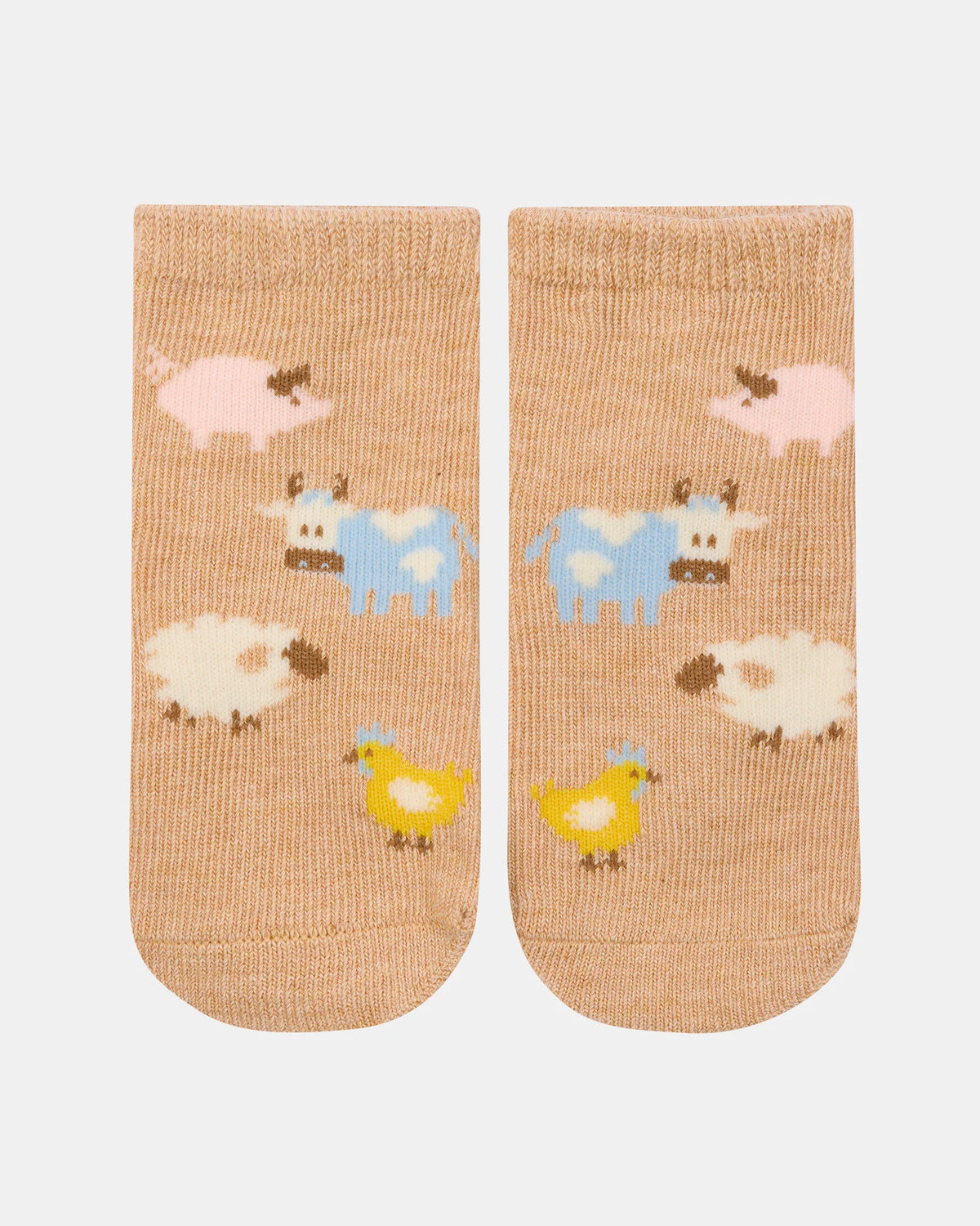 Farm Buddies Organic Socks Ankle Jacquard